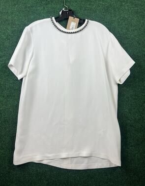 N°21 Women's Crew Neck Beaded Blouse